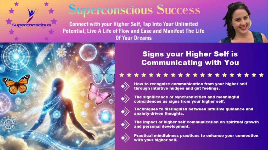 Signs Your Higher Self is Communicating with You

Higher Self
Intuitive Guidance
Spiritual Growth